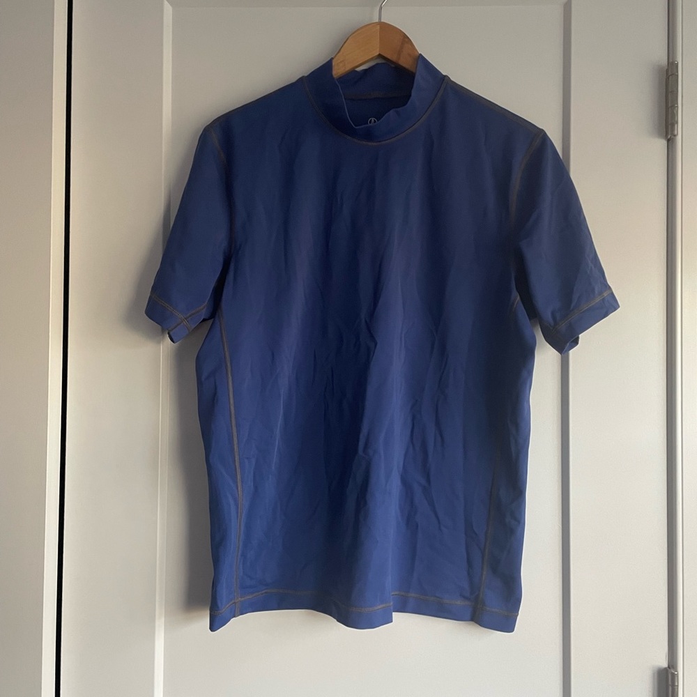 NWOT LANDS END Swim Shirt - size medium blue